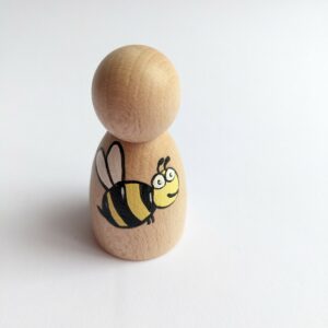 Little Ones: bee peg doll